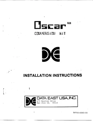 oscar conversion kit instructions|data-east|games|.webp