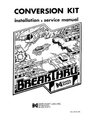 break thru conversion kit instructions|data-east|games|.webp