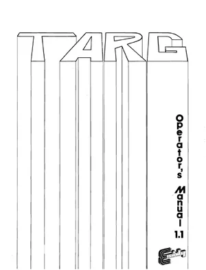 targ v 1 manual|exidy|games|v1.webp