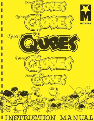 q-bert qubes instruction manual|gottlieb|games|.webp
