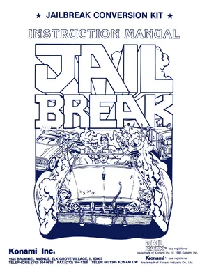 jail break instruction manual|konami|games|.webp