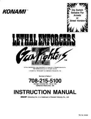 lethal enforcers ii gunfighters gun fighters instruction manual|konami|games|.webp