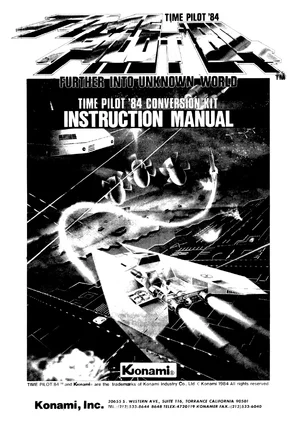 time pilot 84 instruction manual|konami|games|.webp