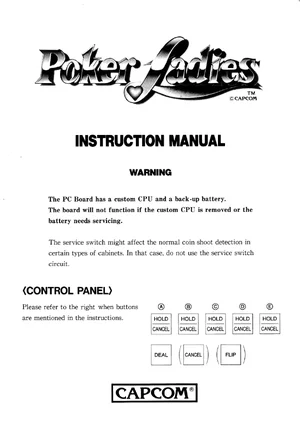 poker ladies instruction manual|mitchell|games|.webp