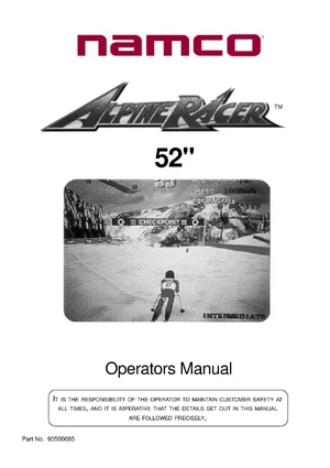 alpine racer operation manual|namco|games|.webp