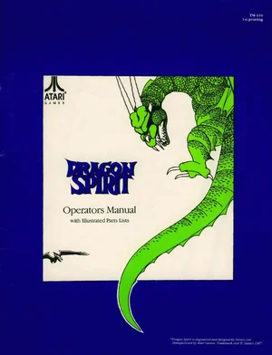 dragon spirit tm-310 manual|namco|games|1st printing.webp