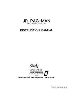 jr pac-man manual|namco|games|.webp