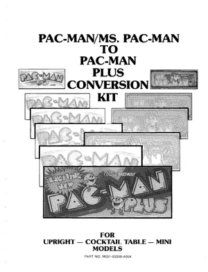pac-man plus from or ms conversion kit instructions|namco|games|.webp