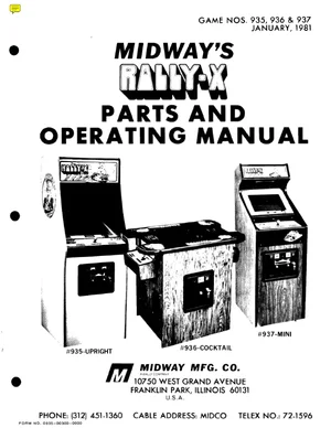 rally x operation manual|namco|games|bad scan.webp