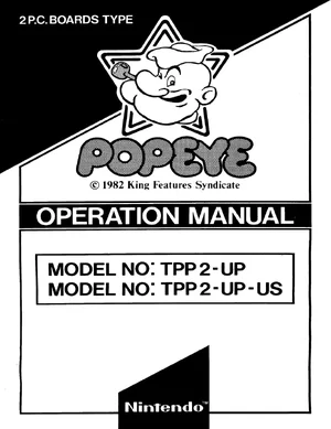 arcade popeye by operation manual|nintendo|games|.webp