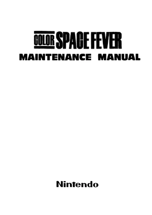 space fever color maintenance manual|nintendo|games|.webp