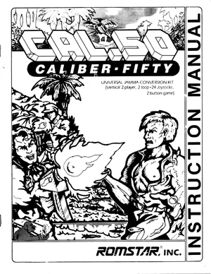 cal 50 caliber fifty instruction manual|romstar|games|.webp