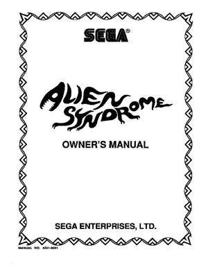 alien syndrome manual|sega|games|.webp