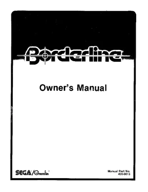 borderline manual|sega|games|.webp