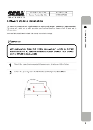 daytona software update installation manual|sega|games|.webp