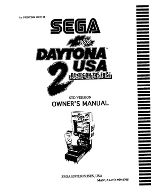 daytona 2 usa battle on the edge owner's manual|sega|games|1st printing.webp