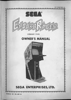 enduro racer upright owner's manual|sega|games|.webp
