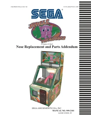 jungle treasure arcade us digital addendum manual|sega|games|.webp