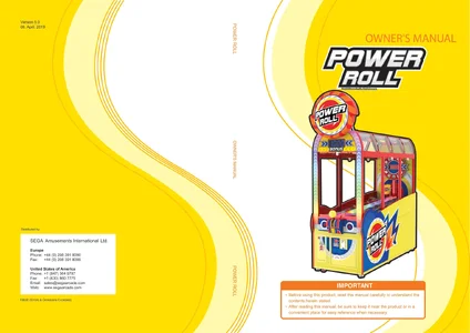 power roll arc us digitalmanual manual|sega|games|.webp