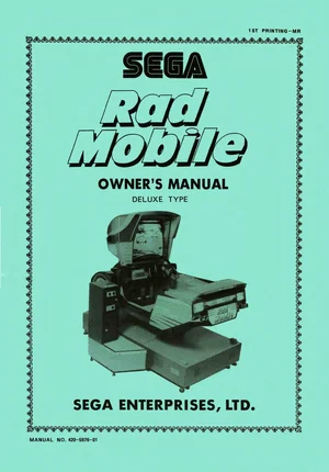 rad mobile deluxe mr manual|sega|games|1st printing.webp