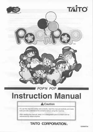 pop n manual|taito|games|.webp