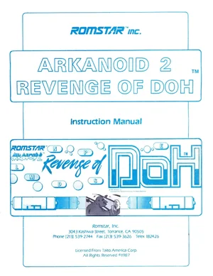 arkanoid 2 manual|taito|games|.webp