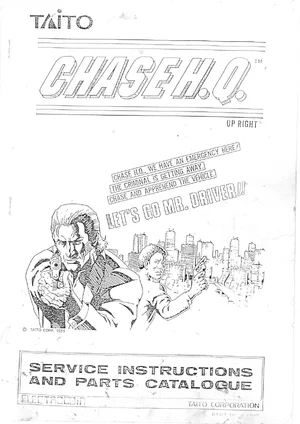 chase hq electrocoin manual|taito|games|.webp