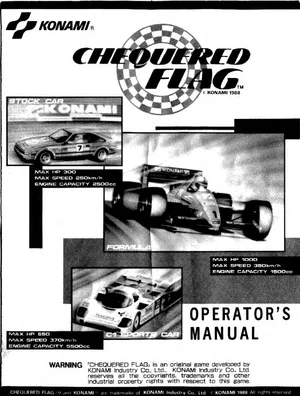 chequered flag operation manual|taito|games|.webp