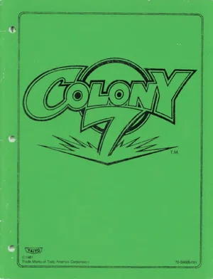 colony 7 owner's manual|taito|games|.webp