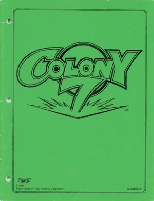 colony 7 manual|taito|games|.webp