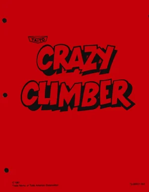 crazy climber upright manual|taito|games|.webp