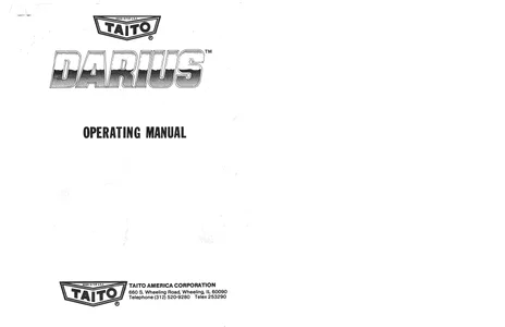 darius operation manual|taito|games|.webp