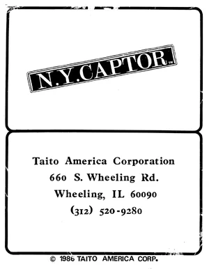 n y captor manual|taito|games|.webp