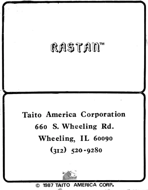 rastan manual|taito|games|.webp