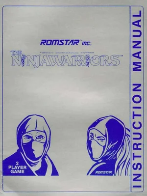 the ninja warriors instruction manual|taito|games|.webp
