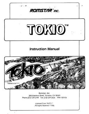 tokio manual|taito|games|.webp
