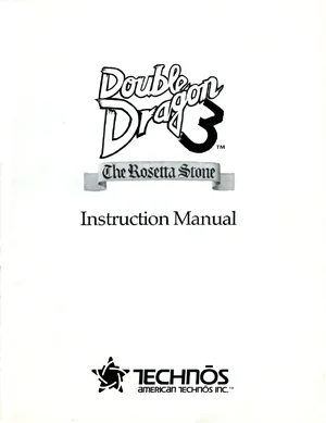 double dragon 3 manual|technos|games|.webp