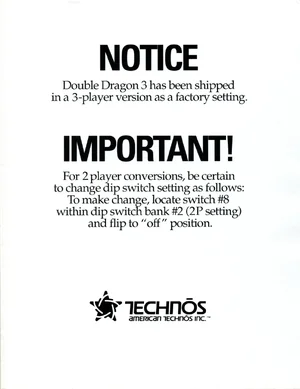 double dragon 3 supplement manual|technos|games|.webp