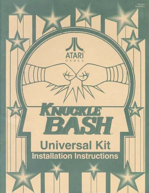 knuckle bash tm-386 universal conversion kit instructions|toaplan|games|1st printing.webp