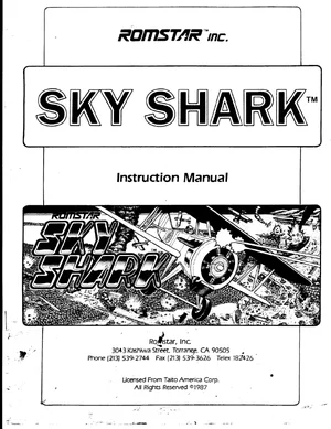 sky shark manual|toaplan|games|.webp