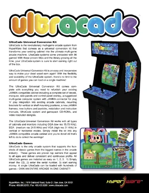 ultra cade universal conversion kit instructions|ultracade|games|.webp