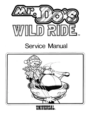 mr do wild ride service manual|universal|games|.webp