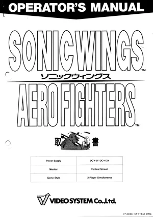 aerofighters manual|video-system|games|.webp