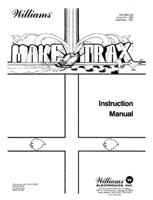 make trax sep 1981 instruction manual|williams|games|.webp