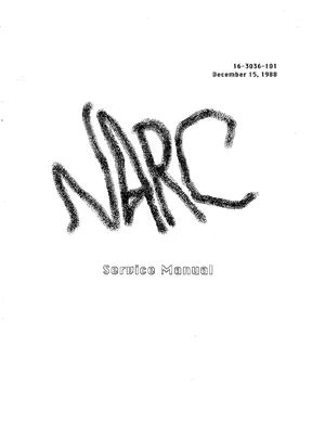 narc preliminary with dec 1988 service manual|williams|games|.webp