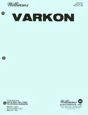 varkon sept 1982 manual|williams|games|.webp