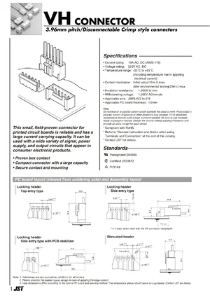 jst-vh datasheet manual|jst|parts-and-peripherals|.webp