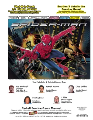 pinball spider manual|stern|pinball-em-adjacent|.webp