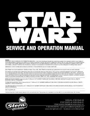 pinball star wars premium limited edition manual|stern|pinball-em-adjacent|.webp