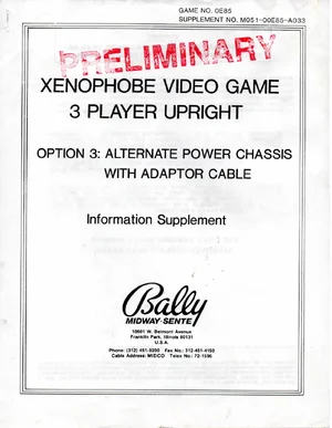 xenophobe 3 player upright option alt power manual|bally-midway|cabinets|.webp